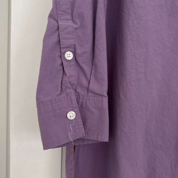Madewell Women's Purple Shirt - Picture 4 of 7